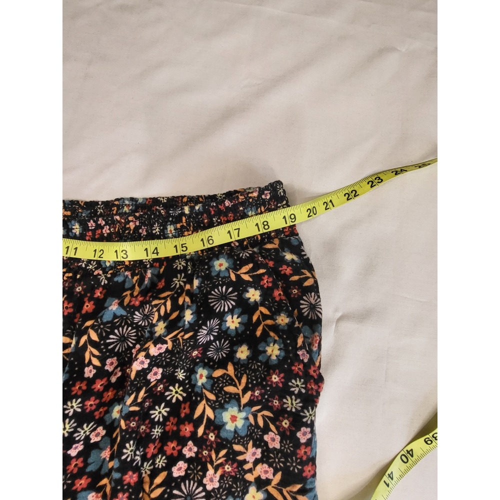 Joyspun Women Floral Wide Leg Lounge Pants Black Multi Color Size XL 16-18 - Picture 4 of 5